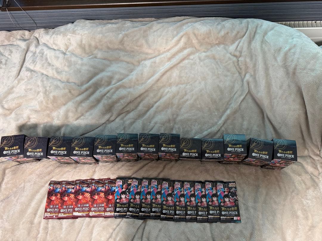 ONE PIECEカードゲーム 新たなる皇帝 13BOX テープ付 おまけ付き