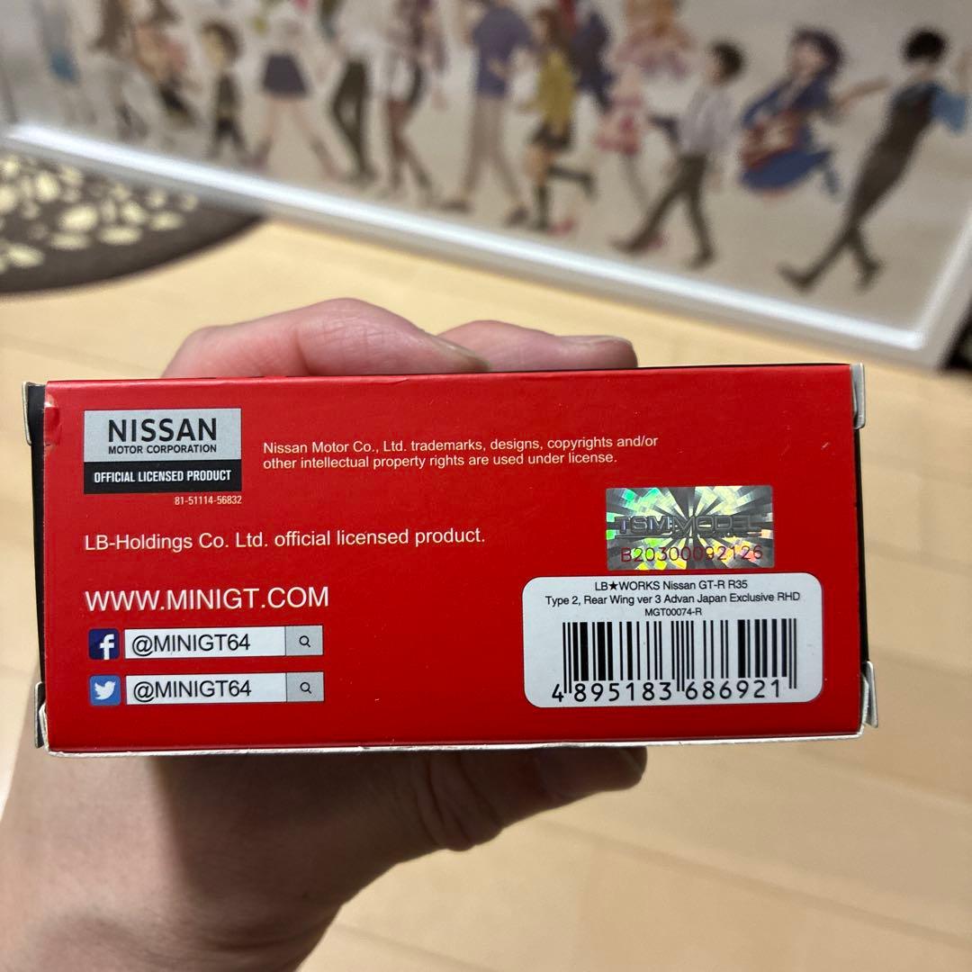 mini gt アドバンLB Works GT-R LBWK