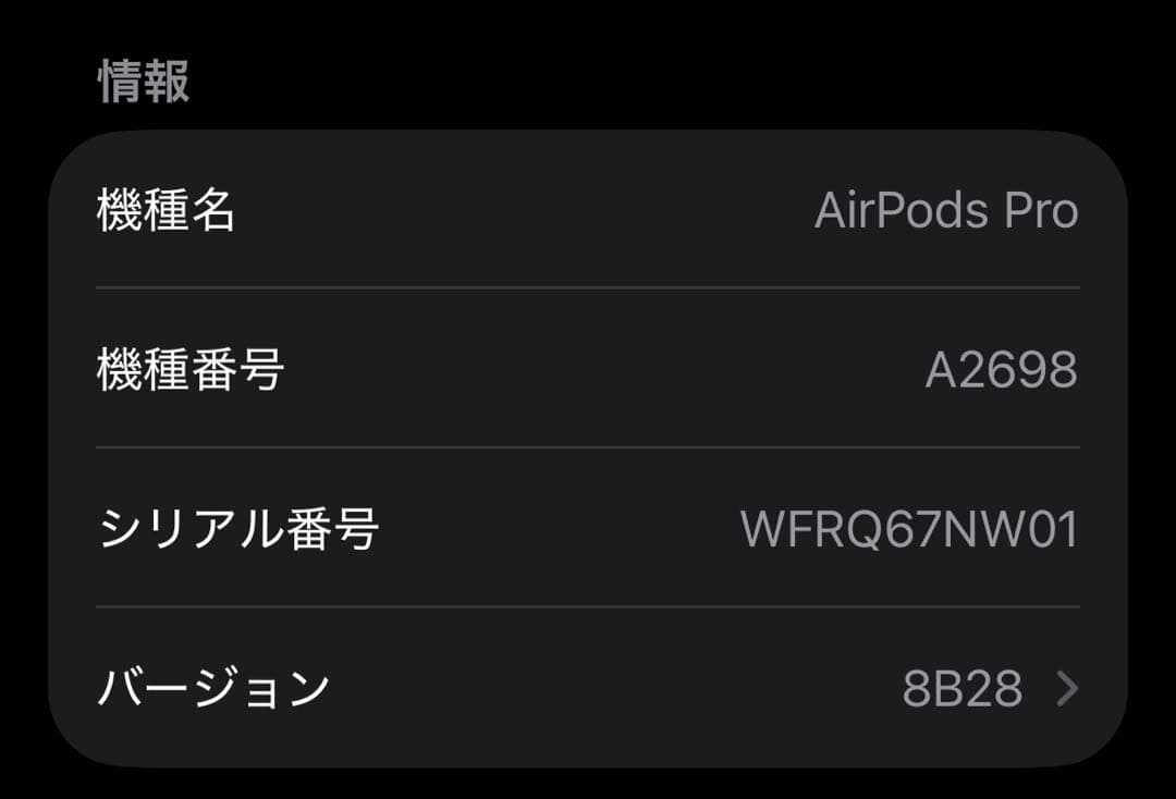 イヤホン AirPods pro2 Lightning