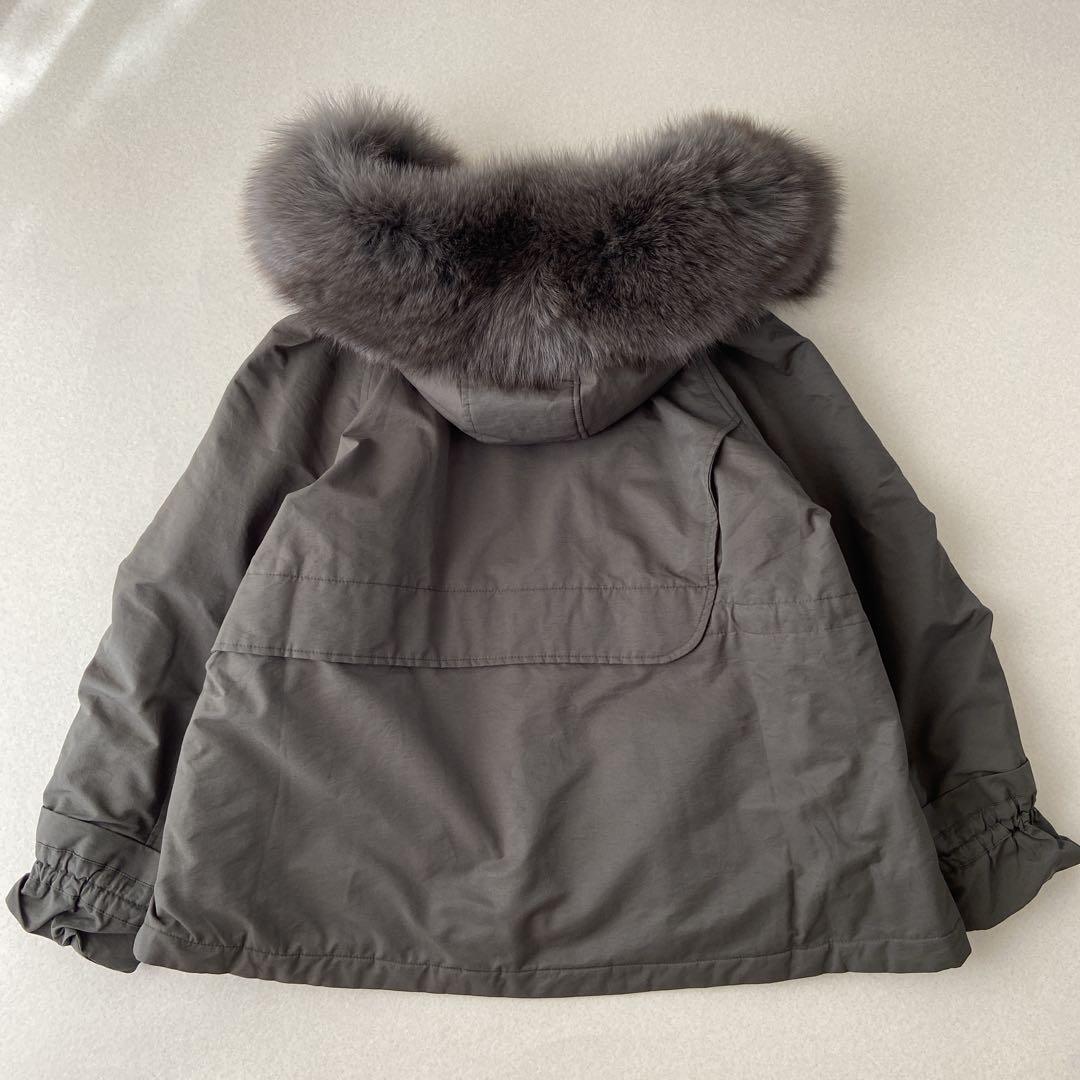 ✨極美品✨ ポリーヌブロー　ラクーンファー　モッズコート　オーバーサイズ　近年