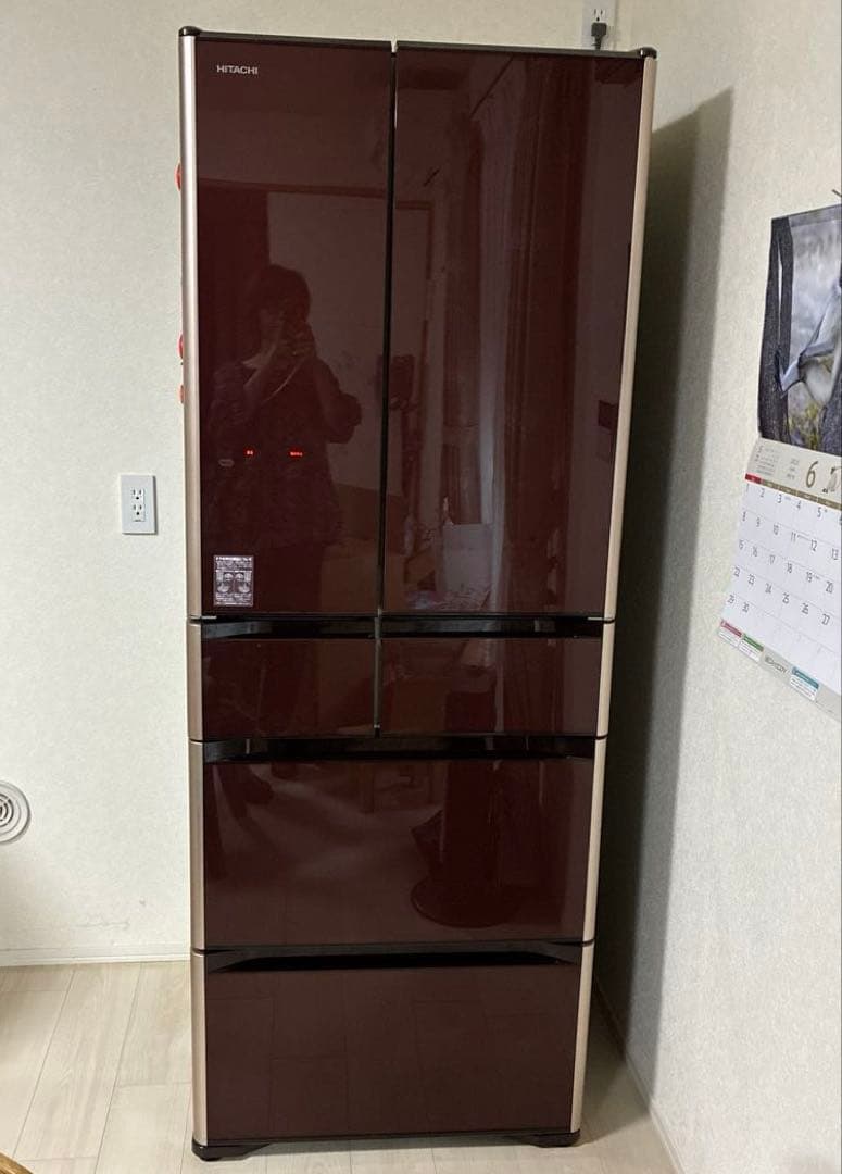 冷蔵庫日立 363L 5ドア 冷蔵 R-XG5100G(XT) 2017年製