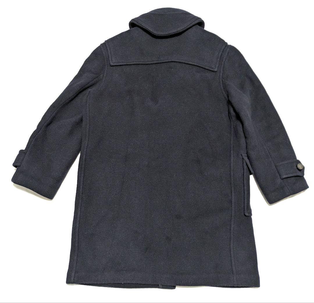 Burberry ダッフルコート ネイビー ノバチェック ウール100% XL