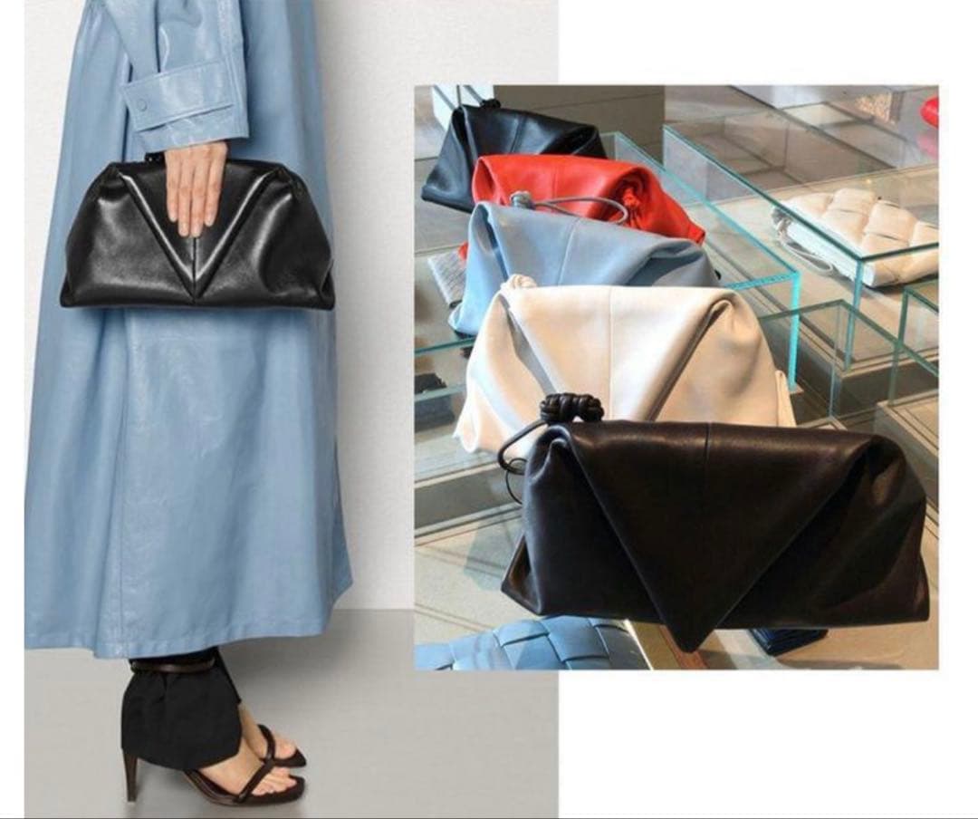 BOTTEGA VENETA　トライアングル　クラッチバッグ美品