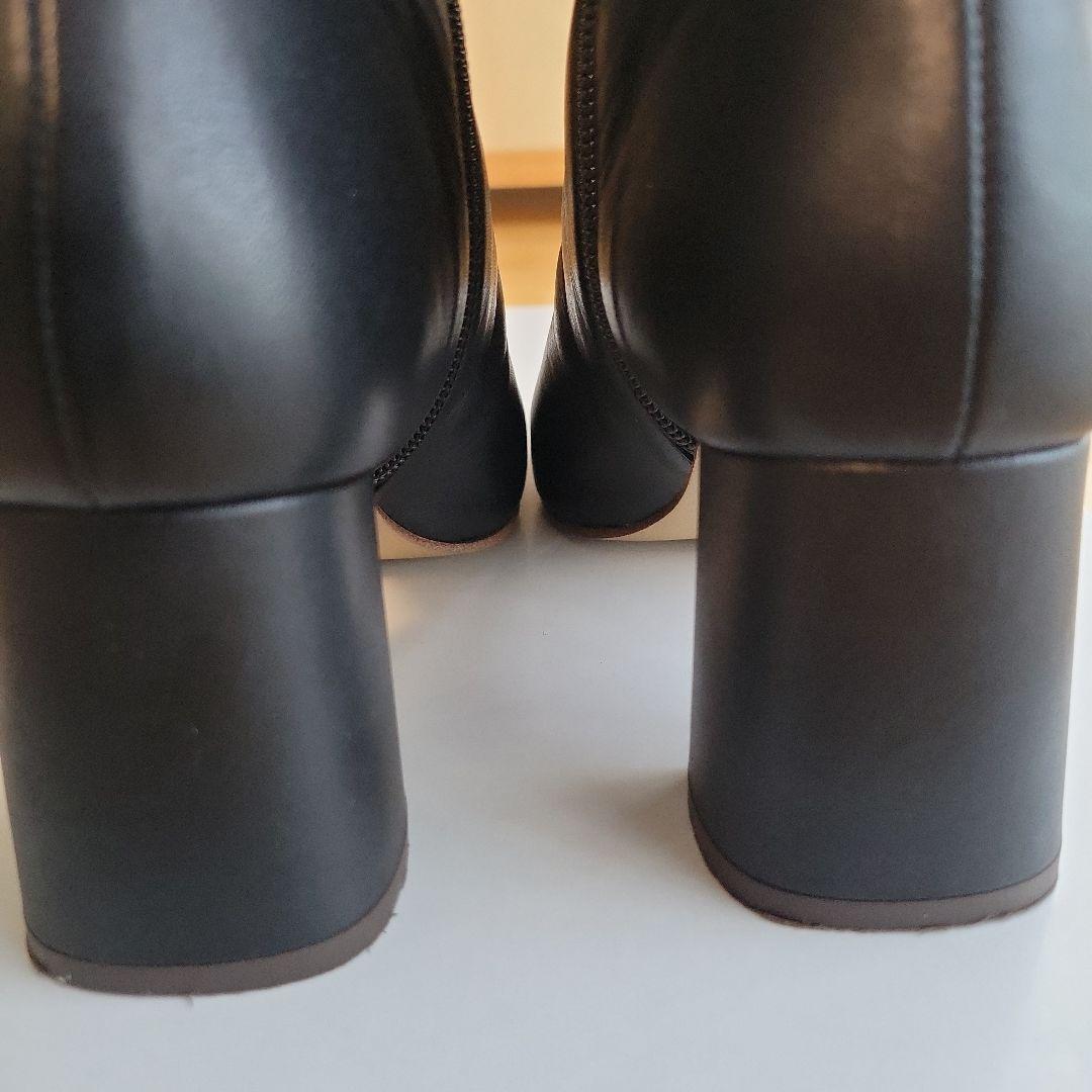 美品 ダイアナショートブーツ21.5cmブラック