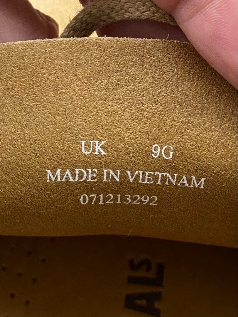 クラークス　ワラビー　ベージュ　UK9G 28cm