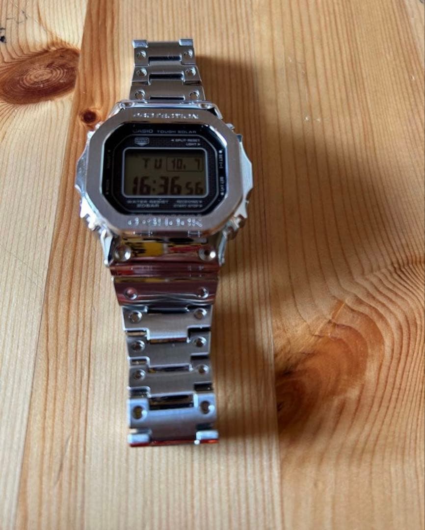 【極美品】　フルメタル　G-SHOCK GMW-B5000D-1JF
