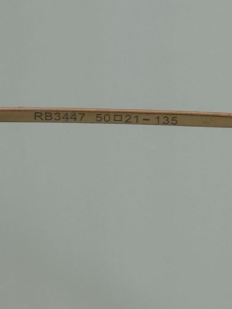 【期間限定値下げ】レイバン　サングラス　rb3447 ゴールド