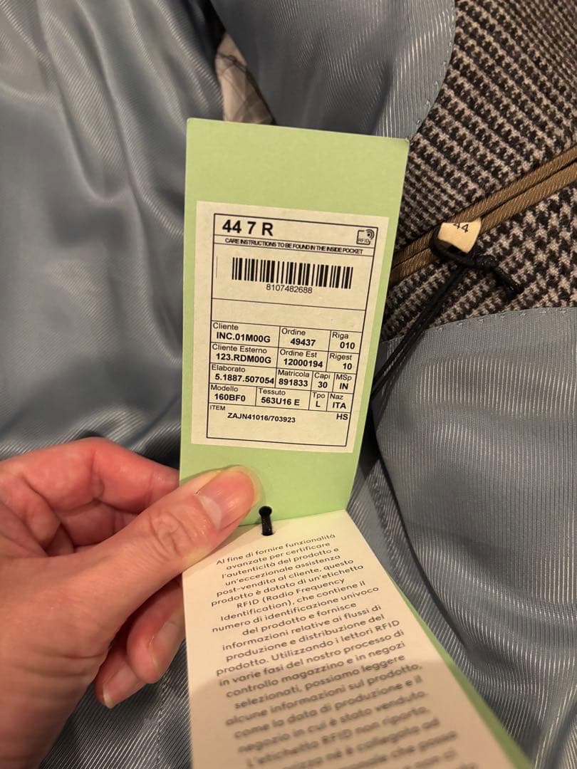 GUCCI×HAHAHA ミケーレ ウールチェックジャケット 44 ハリー