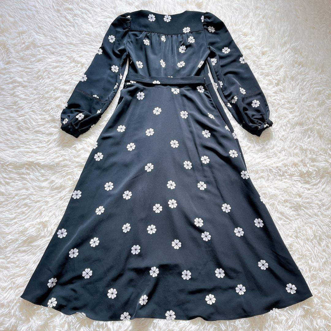 ケイトスペード　カシュクールラップワンピース　スペードクローバー　M 石原さとみ