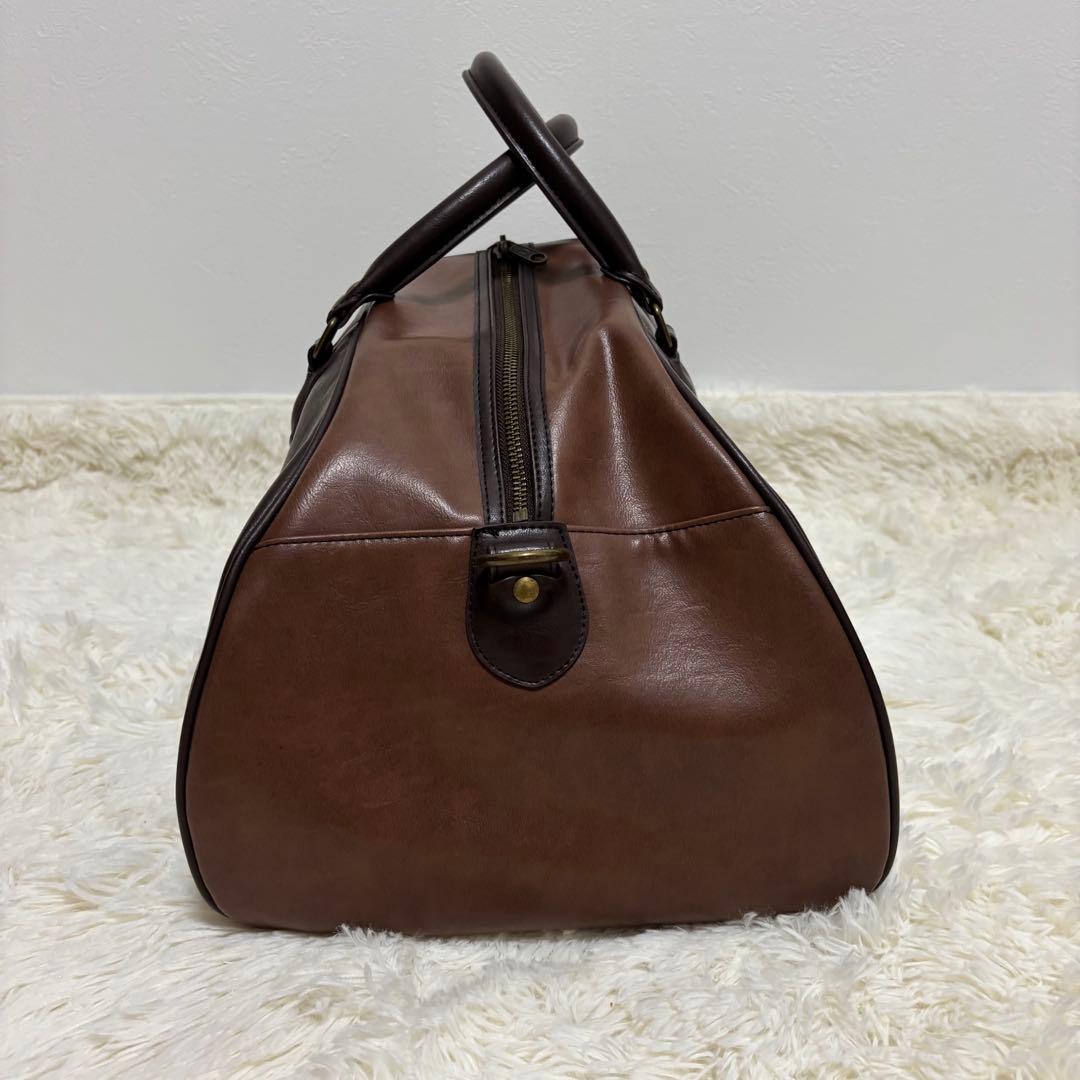 【美品】フレッドペリー ボストンバッグ オールレザー 月桂冠