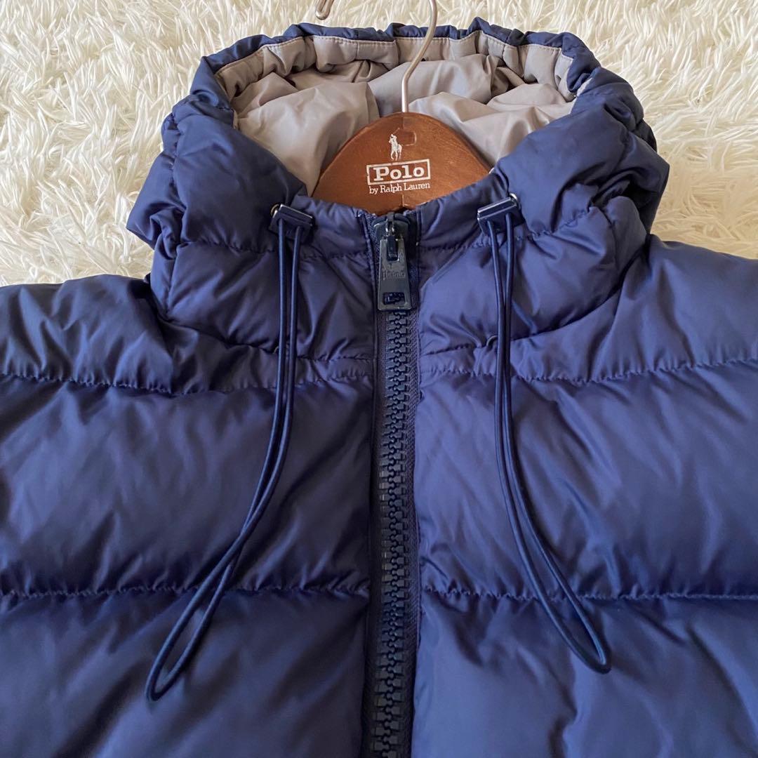 【希少◦2XL✨】HERNO ポーラテック ダウンジャケット ネイビー 52