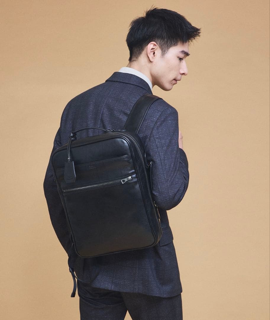 【最終値下げ】SEEKER別注3WAY スクエア レザー バッグ　リュック