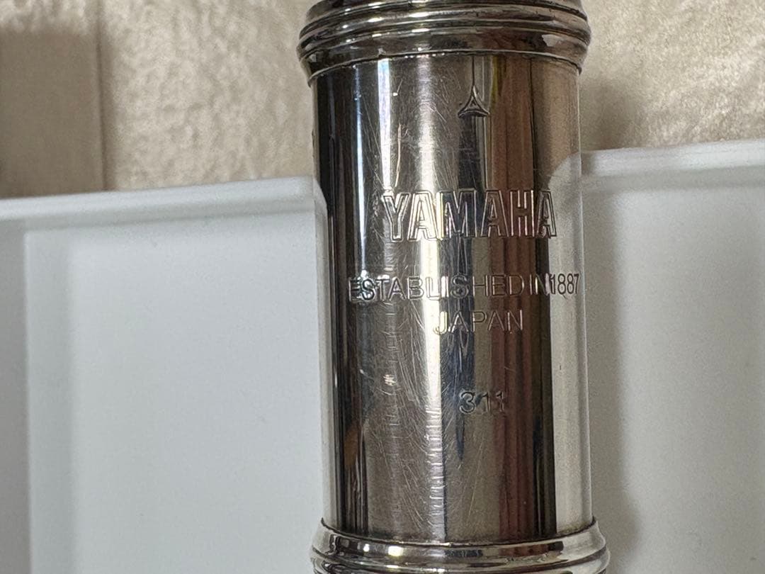 【ジャンク品】ヤマハフルート　YFL-311/ハードケース、ロッドつき