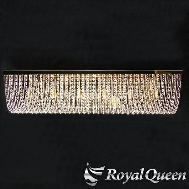 0621 ゴールドメッキ 豪華 ナイアガラ シャンデリア 幅約1000mm 照明