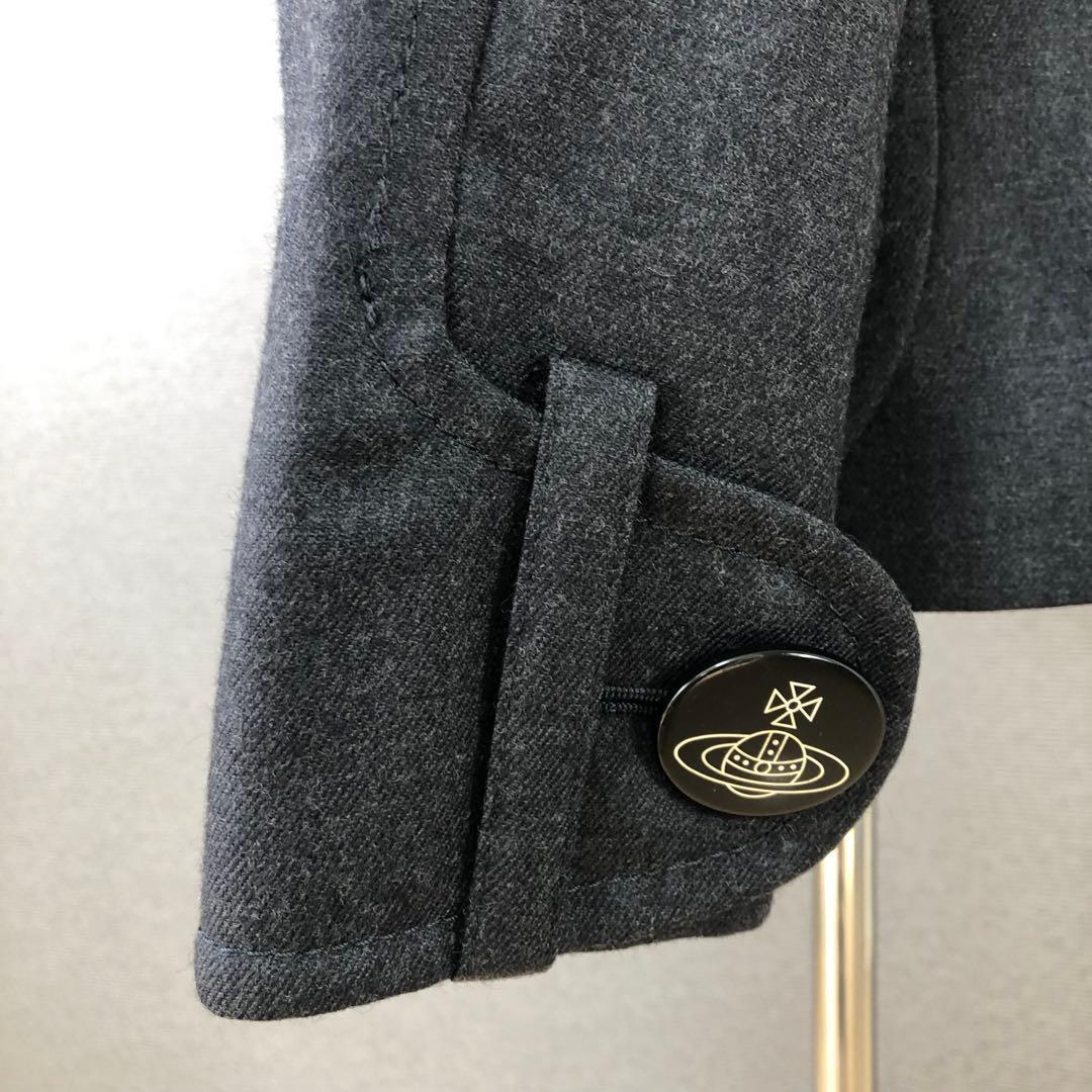 【美品】ヴィヴィアンウエストウッド　ウール ラブジャッケット 2 グレー