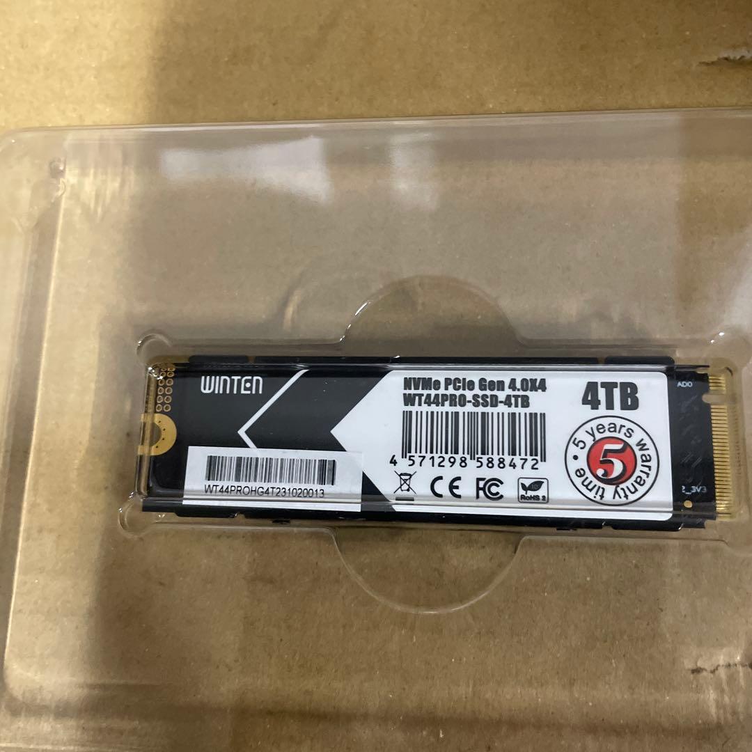 WINTEN 内蔵 SSD 4TB NVMe WT44PRO-SSD-4TB