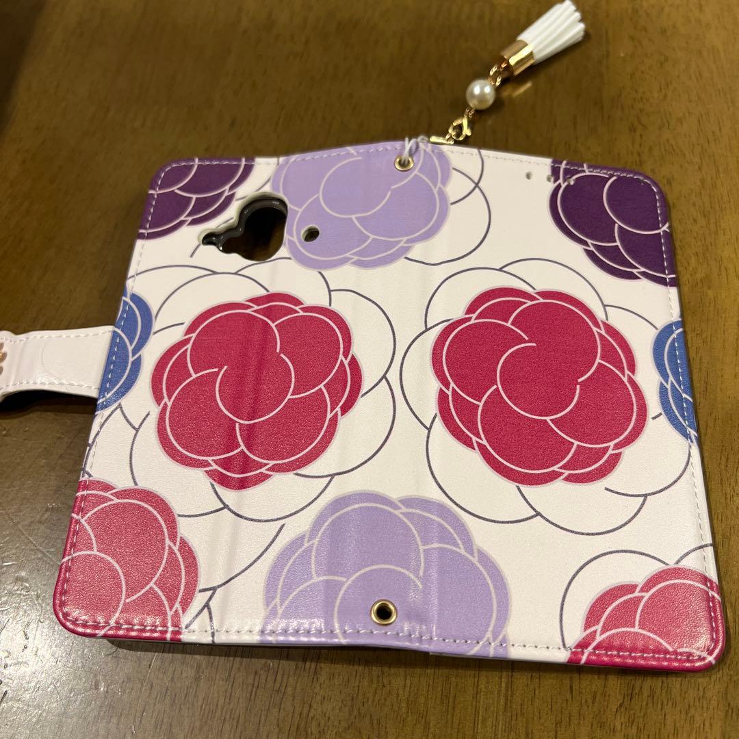 【美品】docomo F-52B レッド 花柄ケース付き