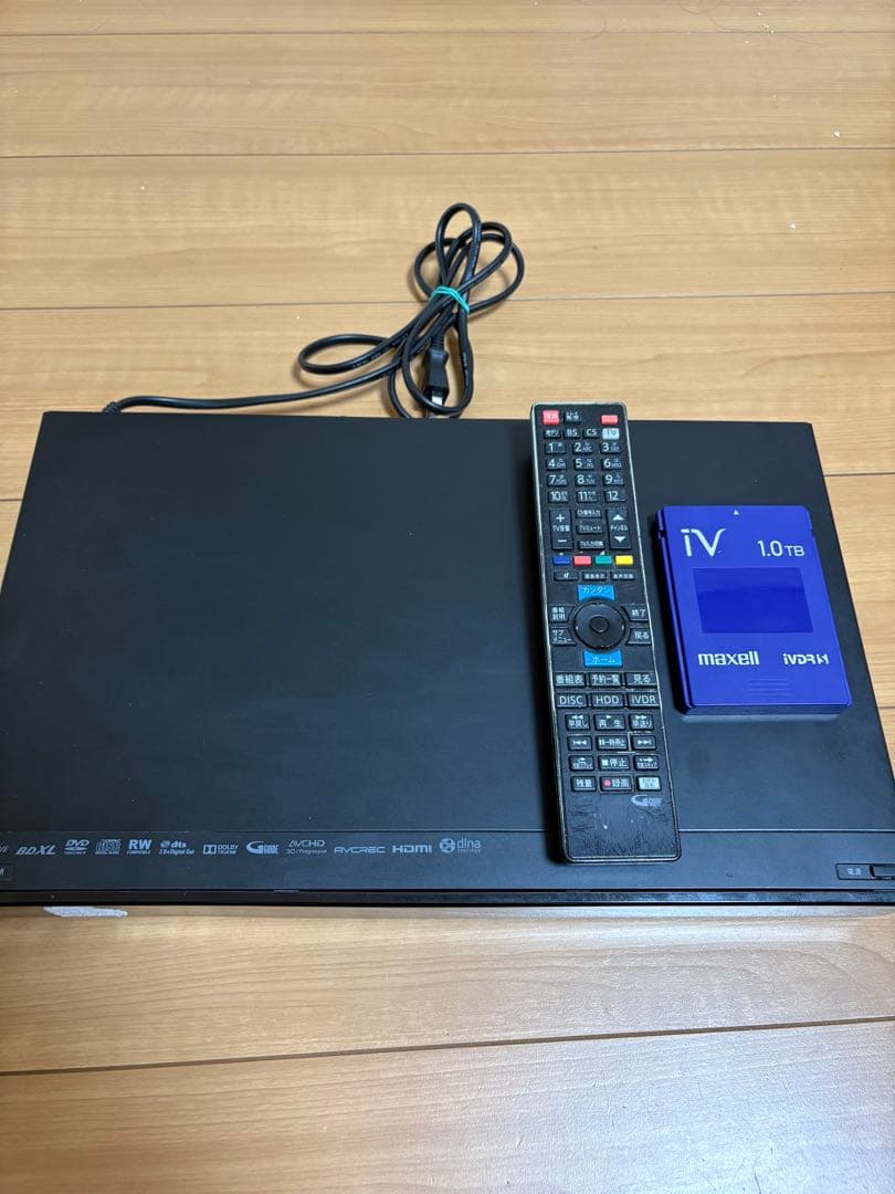 maxellブルーレイレコーダー　iVDR-S 1TB 付き