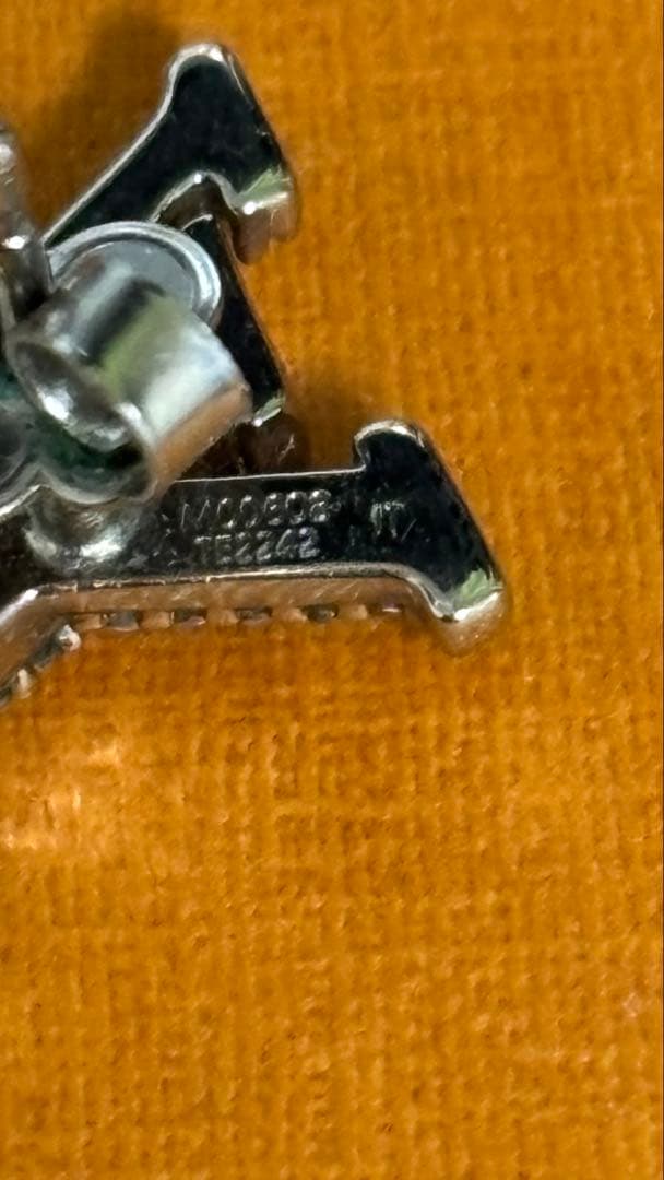 ルイヴィトン ピアス 美品 LV アイコニック ストラス 片耳 箱、袋付き