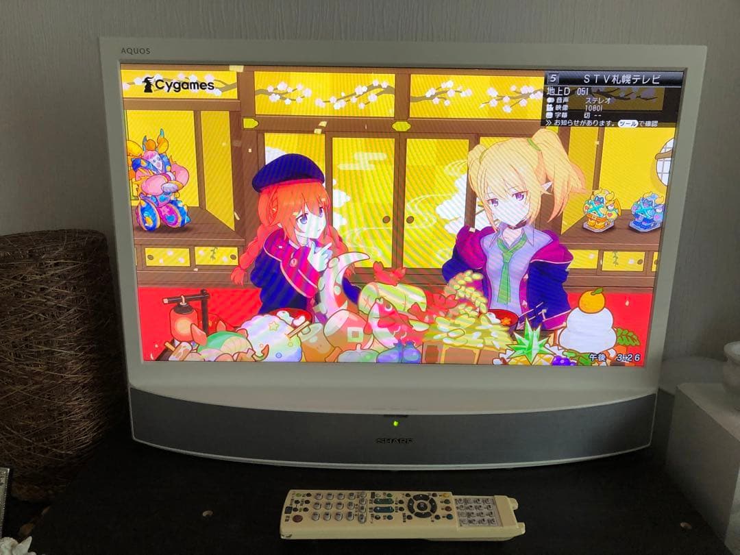 SHARP AQUOS テレビ　音楽再生