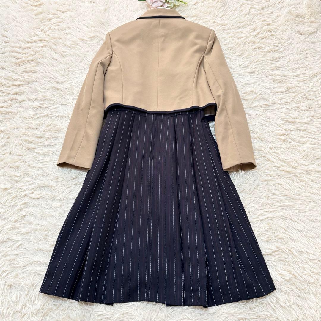 美品✨ELLE en noir プレッピージャンパースカートスーツ165