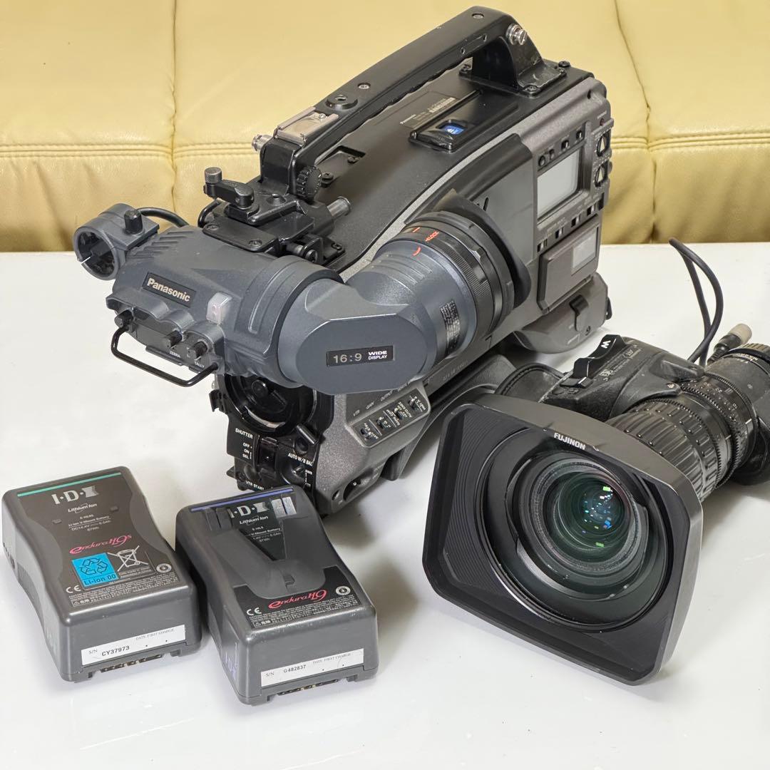 Panasonic AJ-D610WAビデオカメラ とFUJINONレンズ