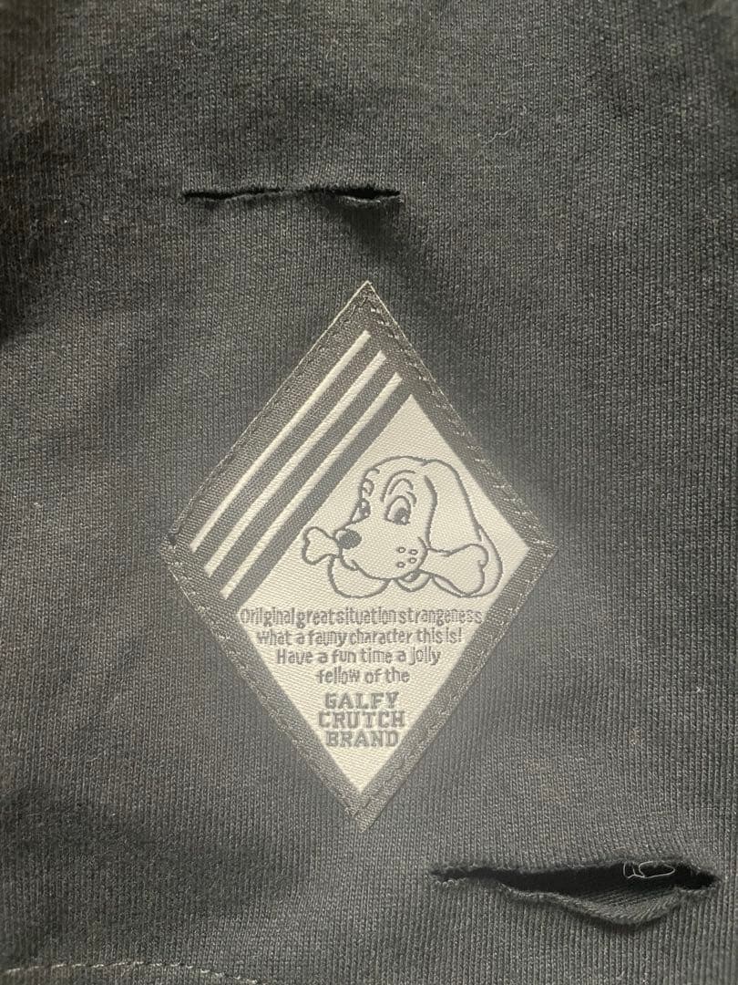 IMVAL×GALFY ガルフィー ブラック Tシャツ タグ付き シワあり