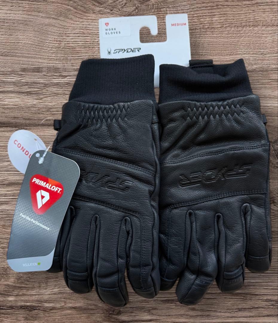新品 Spyder Primaloft グローブ Medium
