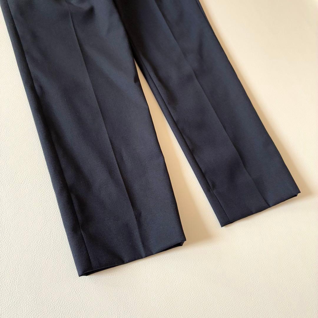 未使用タグ付き✨トラディショナルウェザーウェア　ツータックテーパードパンツ　濃紺