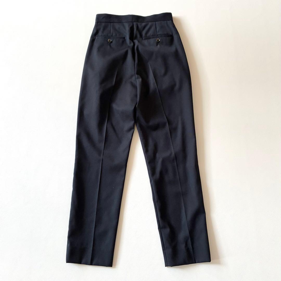 未使用タグ付き✨トラディショナルウェザーウェア　ツータックテーパードパンツ　濃紺