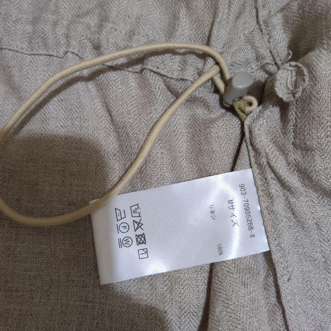 フレンチリネンのテーラードジャケット / かぐれ コラボ　Mサイズ