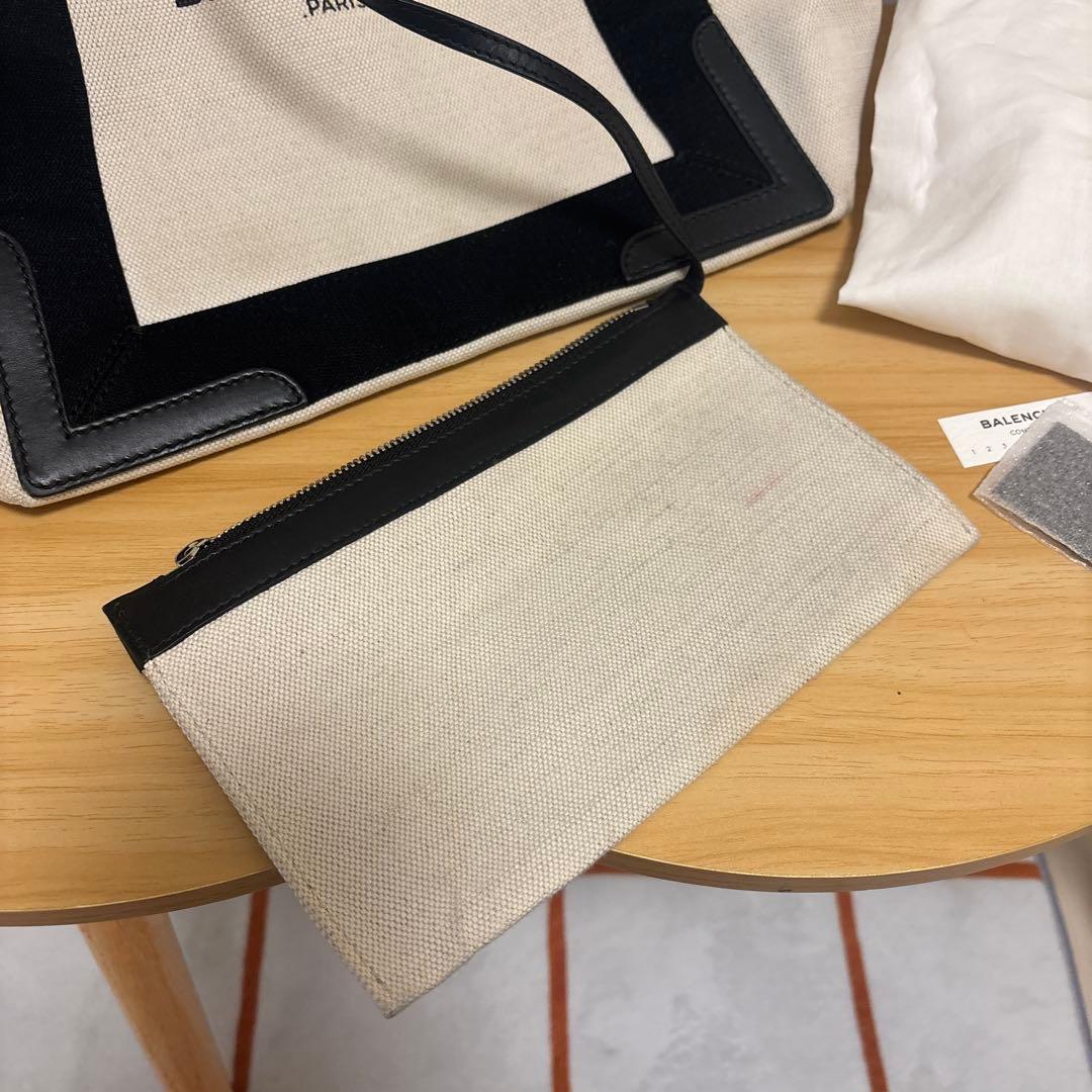 姫*様 BALENCIAGA トートバッグ ホワイト/ブラック
