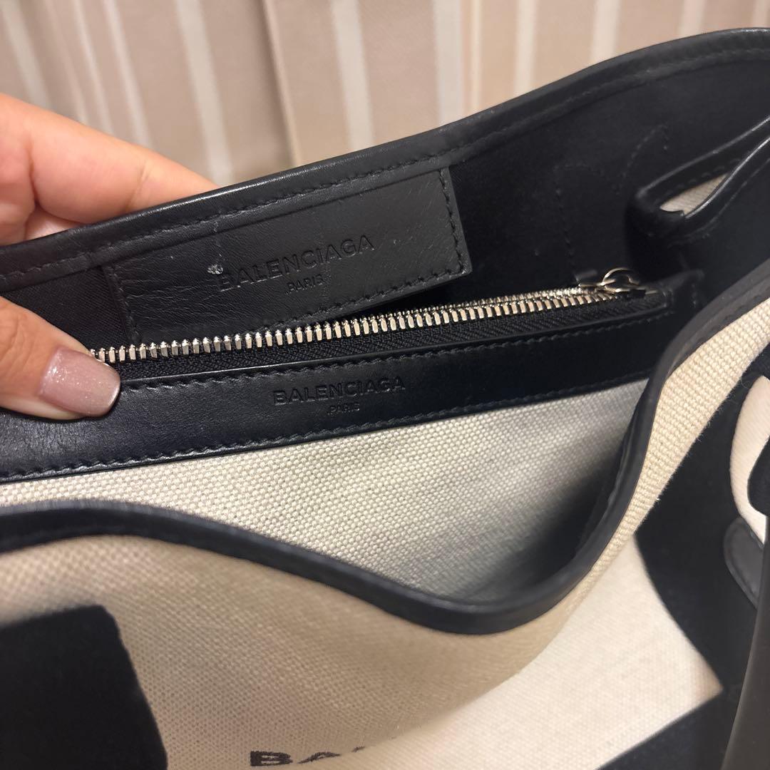 姫*様 BALENCIAGA トートバッグ ホワイト/ブラック