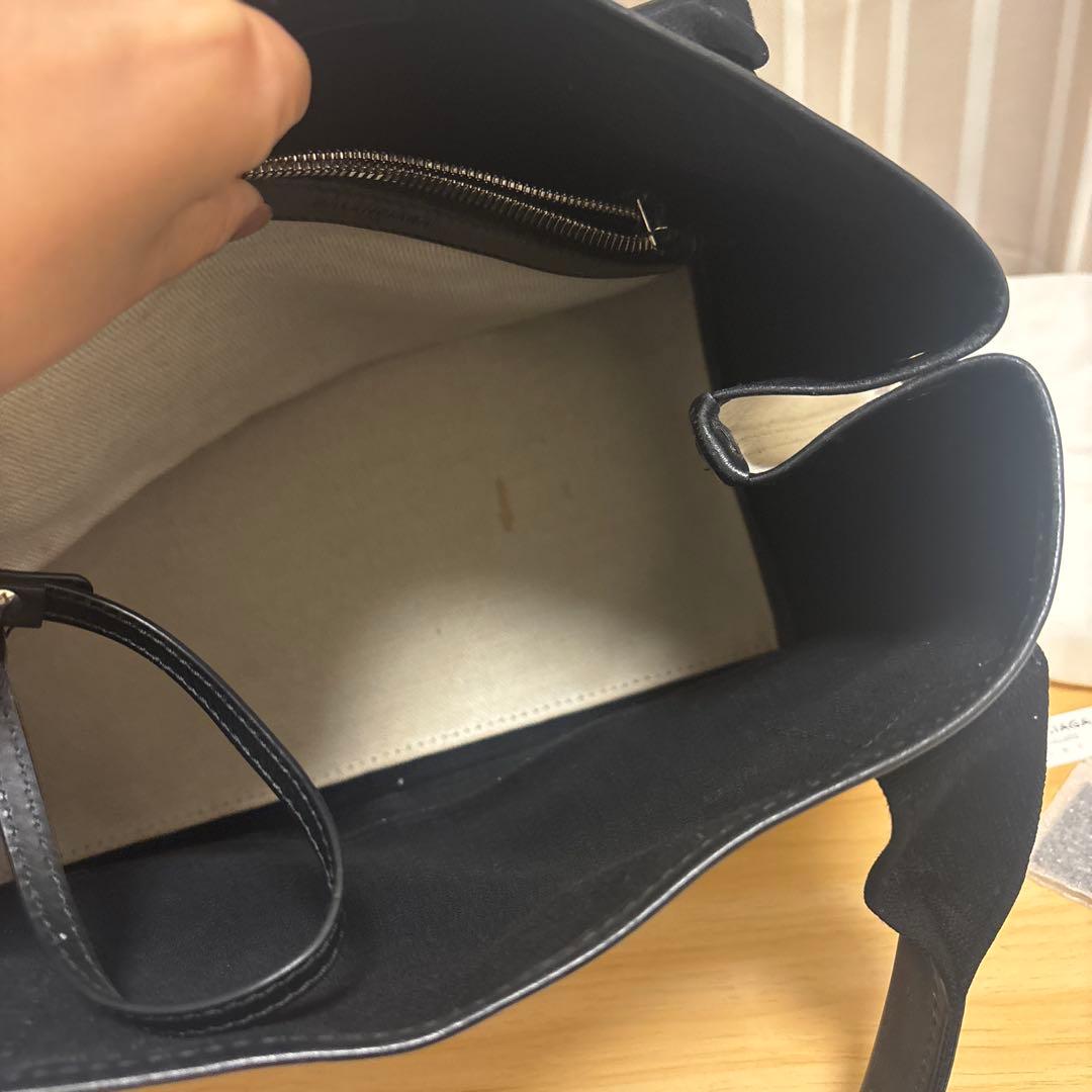 姫*様 BALENCIAGA トートバッグ ホワイト/ブラック