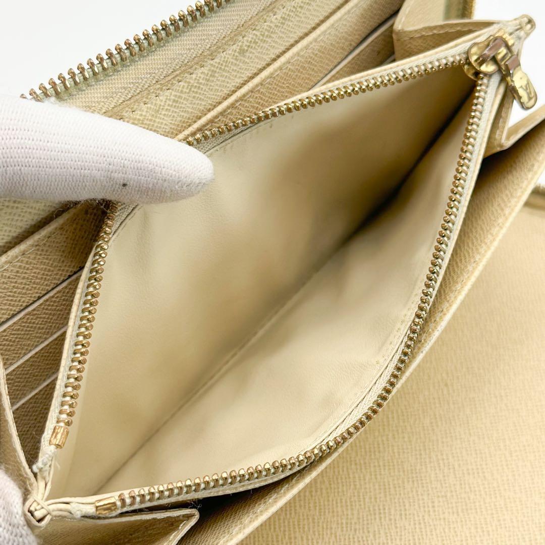 ルイヴィトン ジッピーオーガナイザー ダミエ アズール ラウンド 長財布