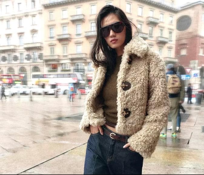 【完売品】 ZARA トグルボタン フェイクファージャケット L