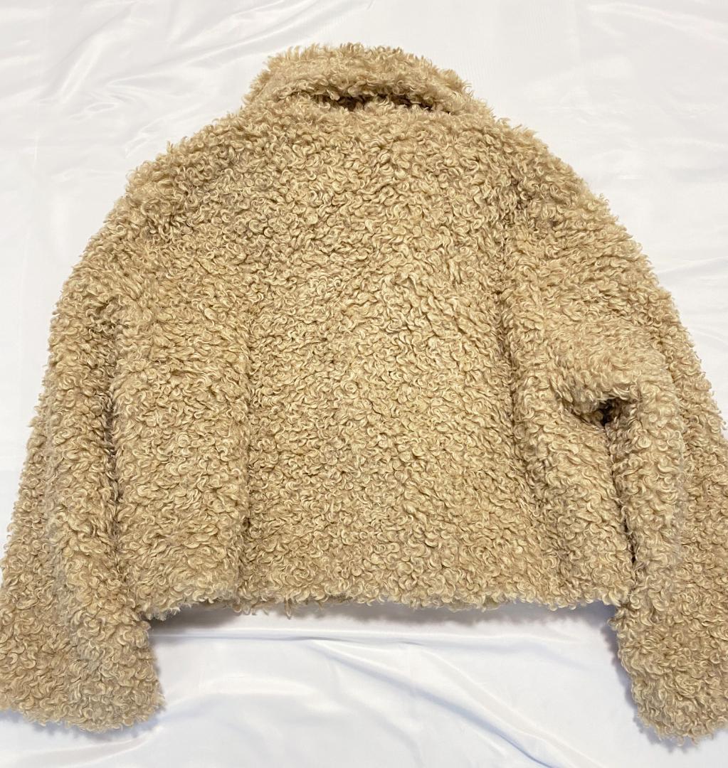 【完売品】 ZARA トグルボタン フェイクファージャケット L