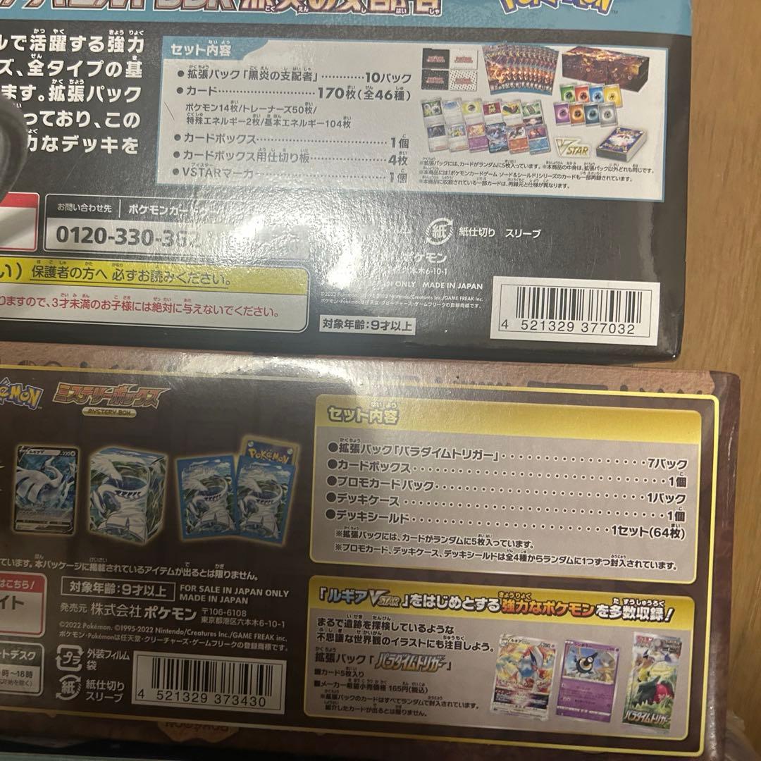 Yu NAGABA 、ミステリーボックス、ポケモンGO、黒炎の支配者シュリンク付