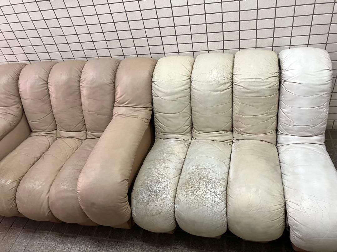 ①最高級 mobilia製 スネークソファ9連セットデセデ de sede