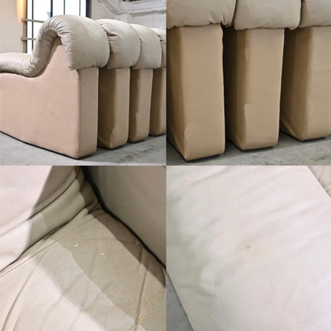 ①最高級 mobilia製 スネークソファ9連セットデセデ de sede