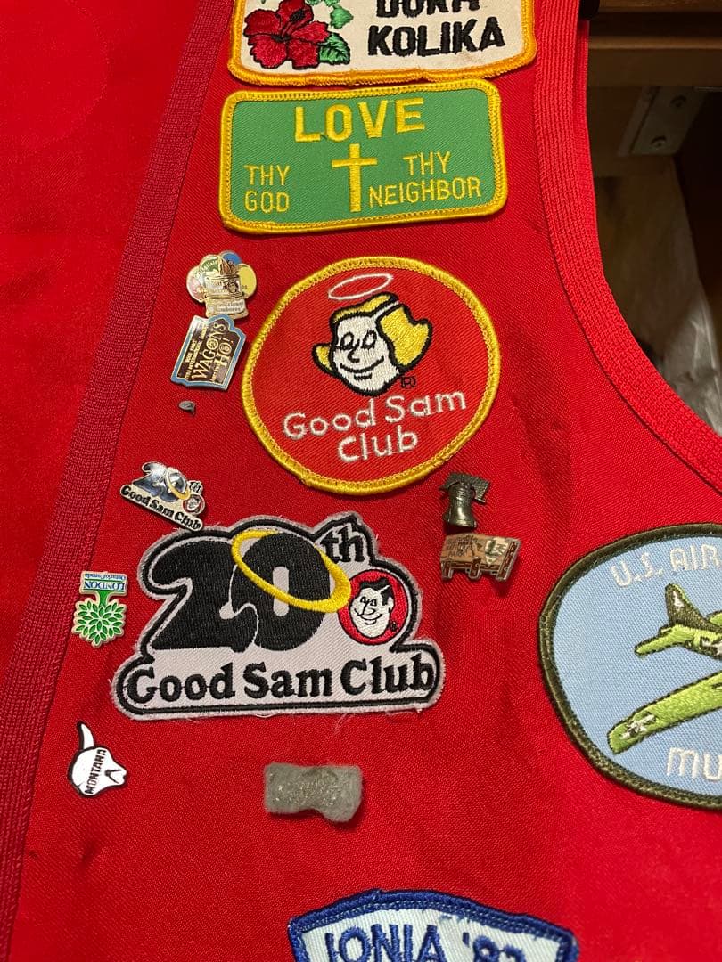good sam club/メモリアルベスト/ワッペンベスト