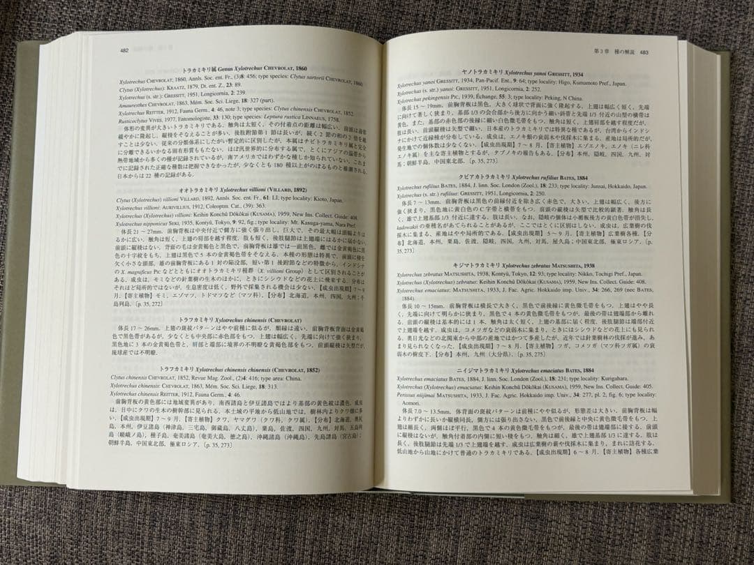 「日本産カミキリムシ」東海大学出版会