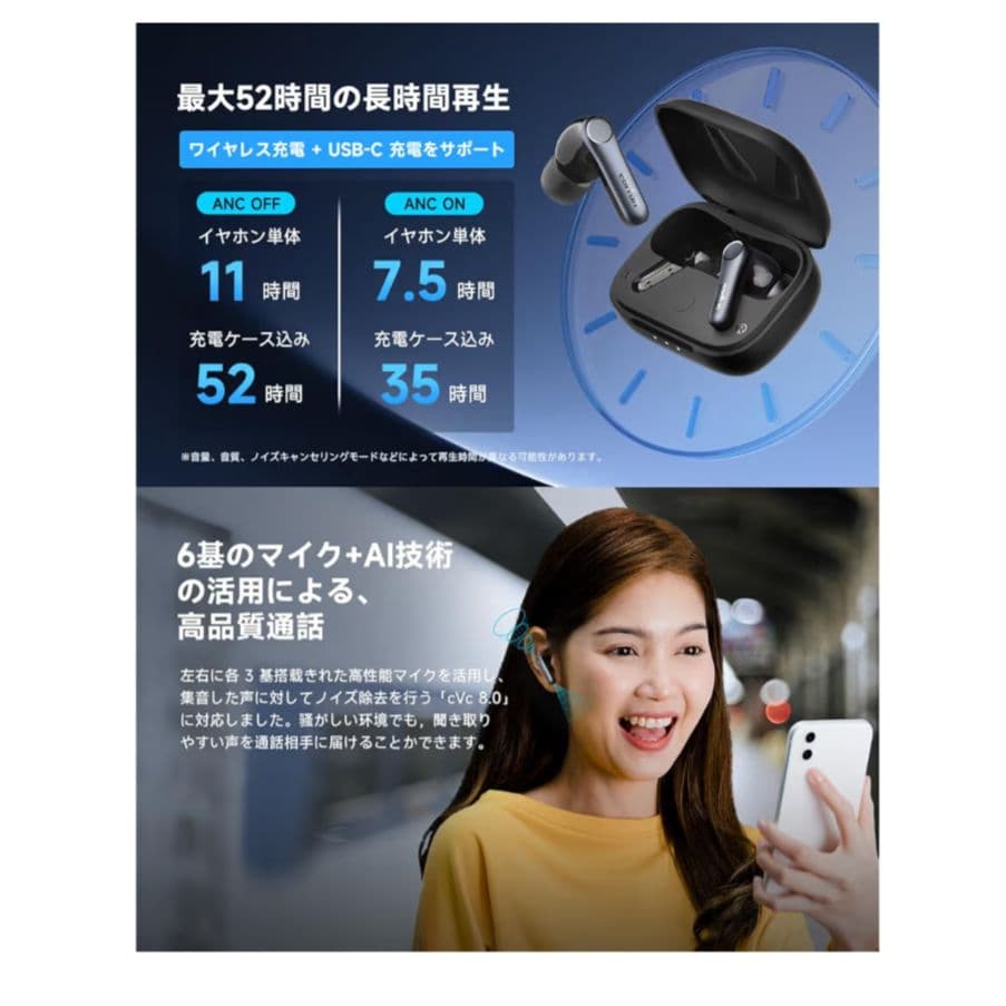 イヤホン EarFun Air Pro4