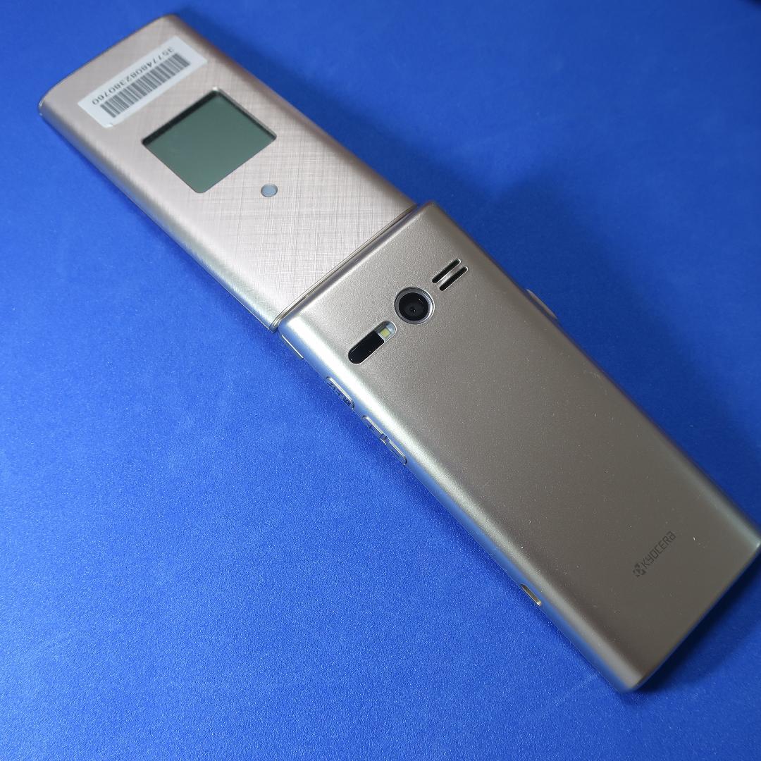 かんたんケータイ au KYF38ピンク ＆ KYF36シルバー 2台セット