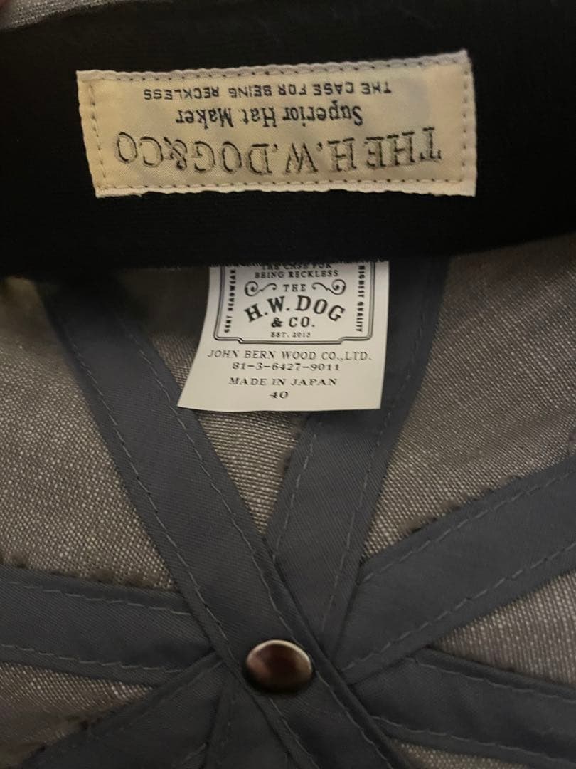 帽子 DUNGAREE PK CAP D-00917