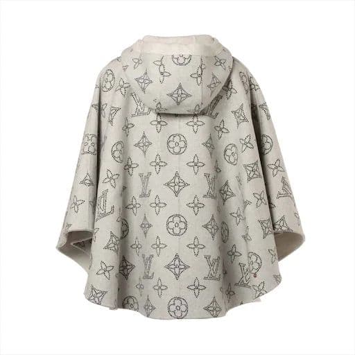 LV ヴィトン　マヒナ　リバーシブル　フード　ケープ　ポンチョ　定価70万円