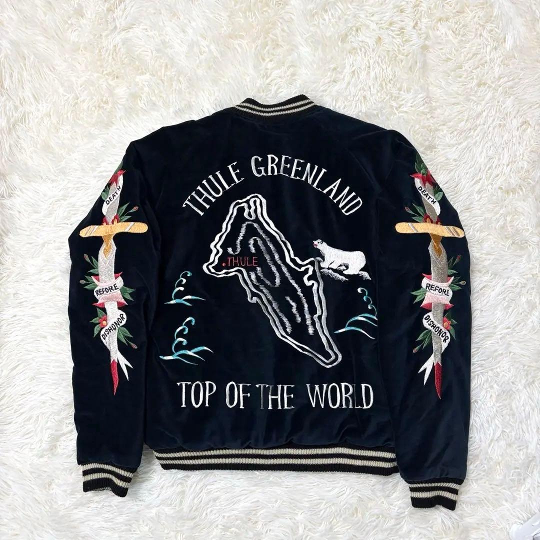 美品　beams boy 別珍スカジャン GREENLAND テーラー東洋　鷹