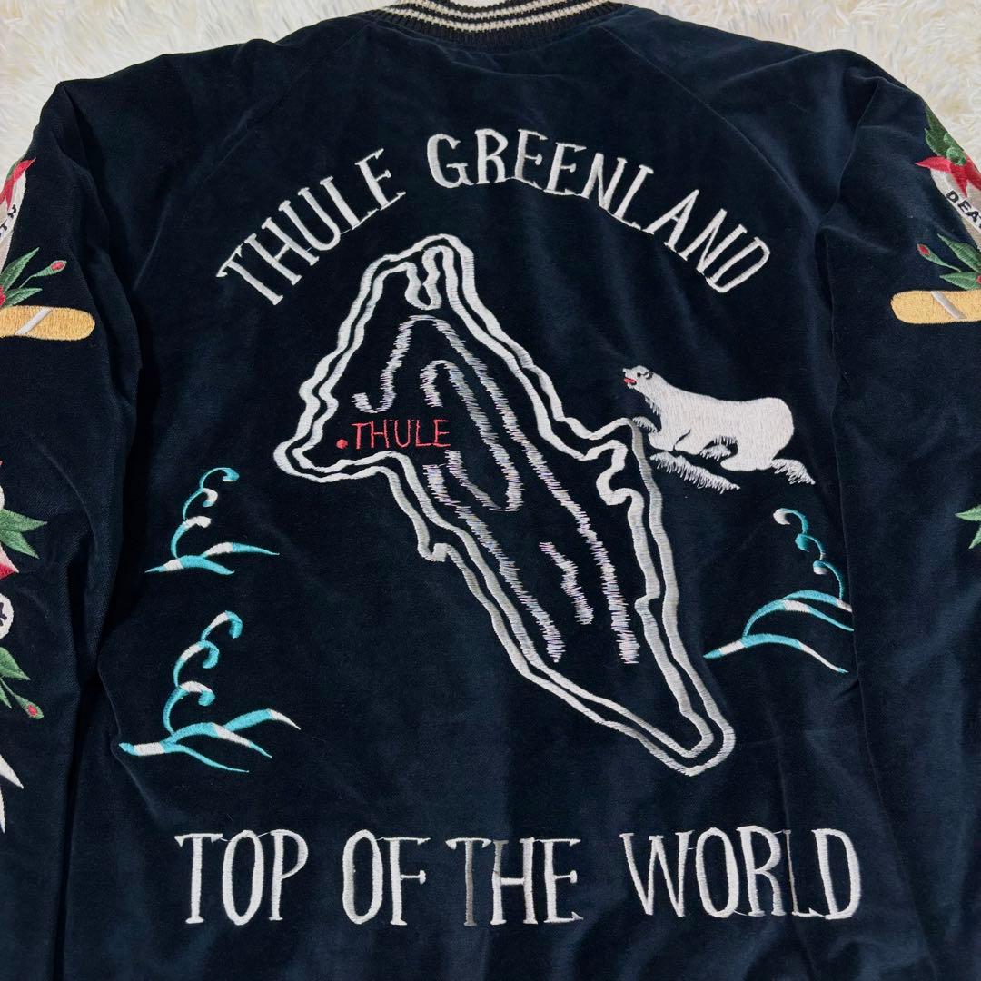 美品　beams boy 別珍スカジャン GREENLAND テーラー東洋　鷹