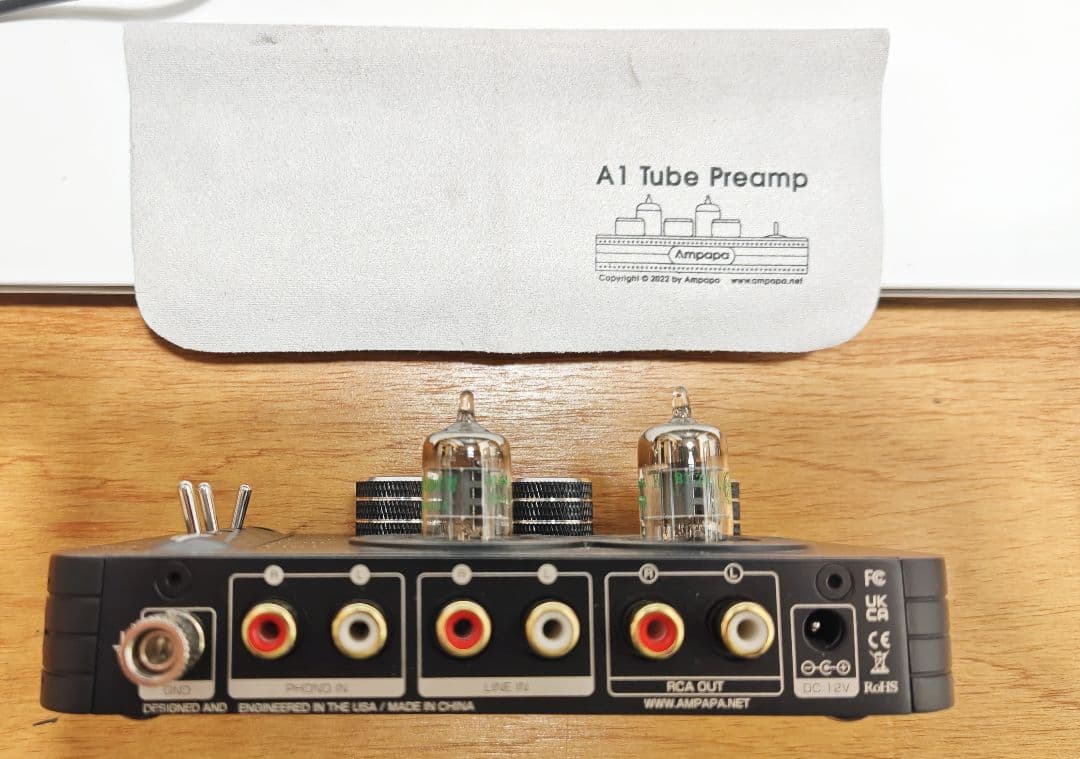 フォノイコライザー、Ampapa A1 Tube Preamp