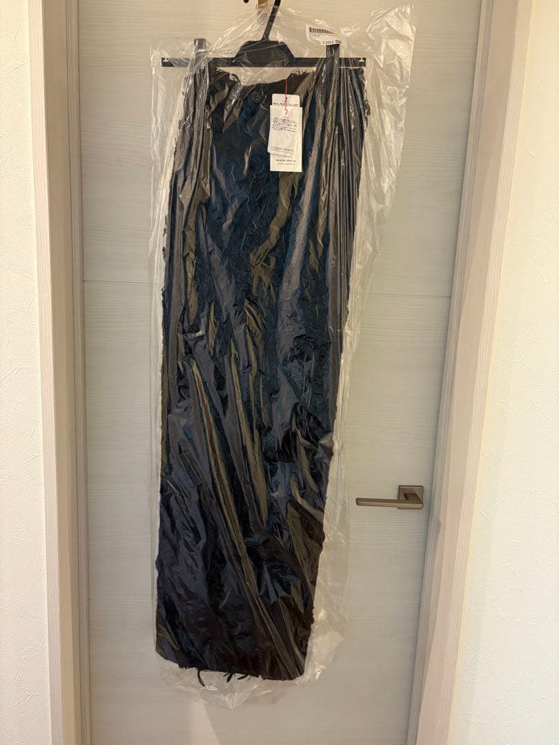 MAISON SPECIAL メゾンスペシャル カットフリンジジャガードパンツ黒